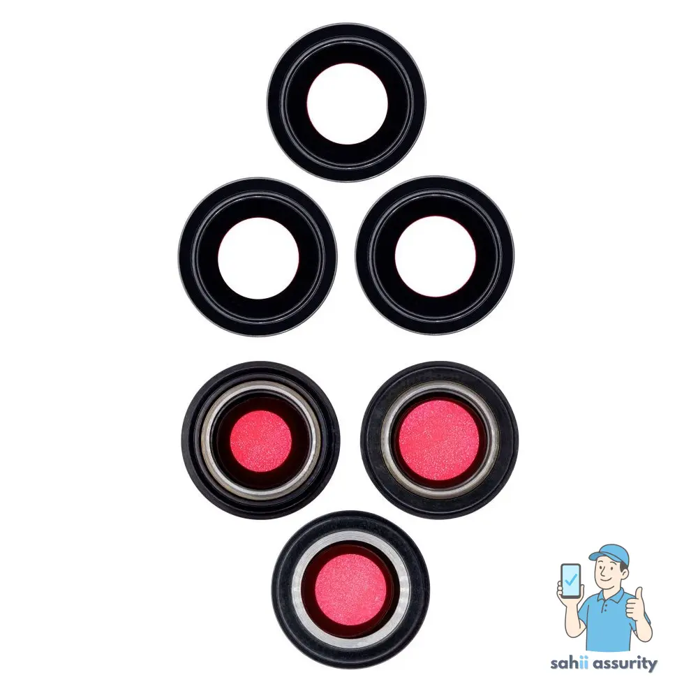 Camera Lens Glass with Frame for Apple iPhone 12 Pro Max Grey